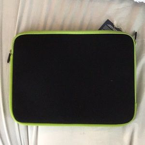 Black and green laptop case (port authority)